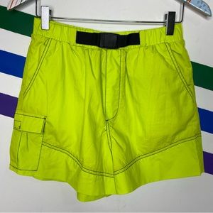 NEW Urban Outfitters Neon Cargo Shorts Size XS